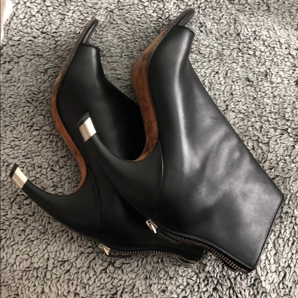 Givenchy Leather Open Toed Booties - Picture 7 of 8